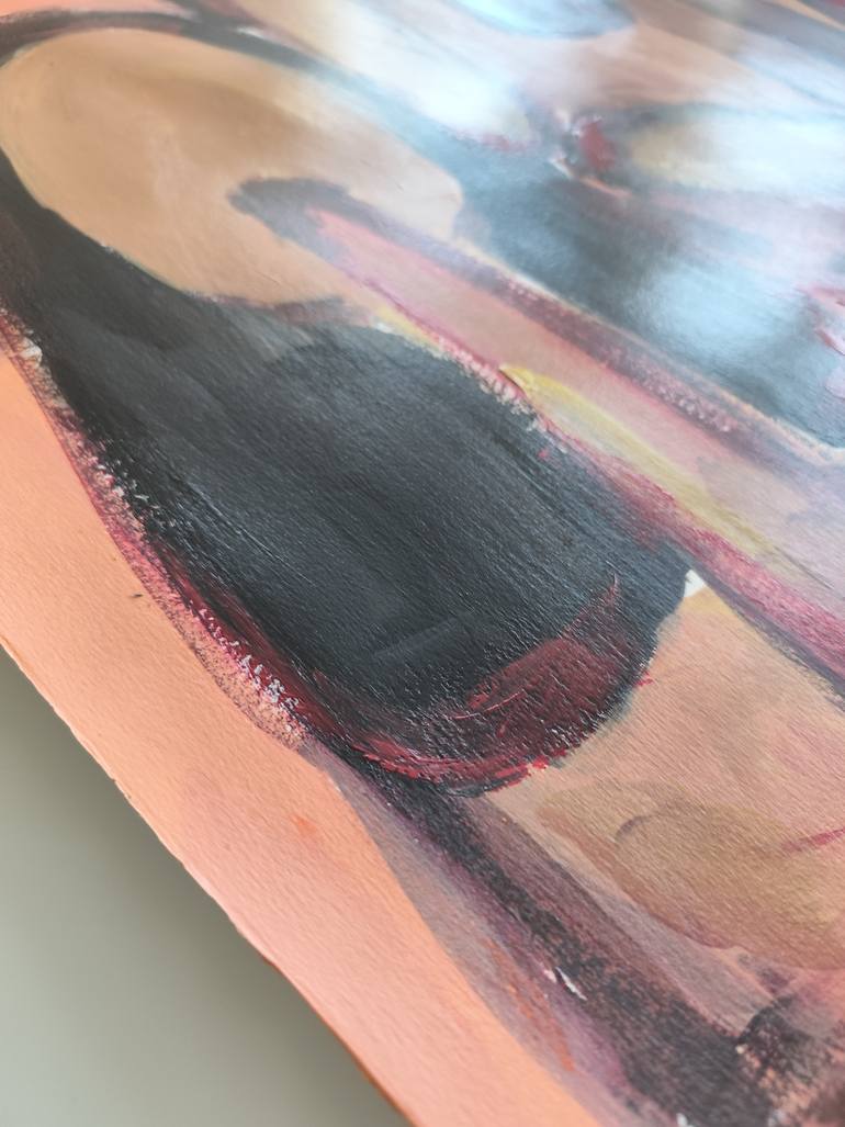 Original Abstract Expressionism Women Painting by Natalya Mougenot