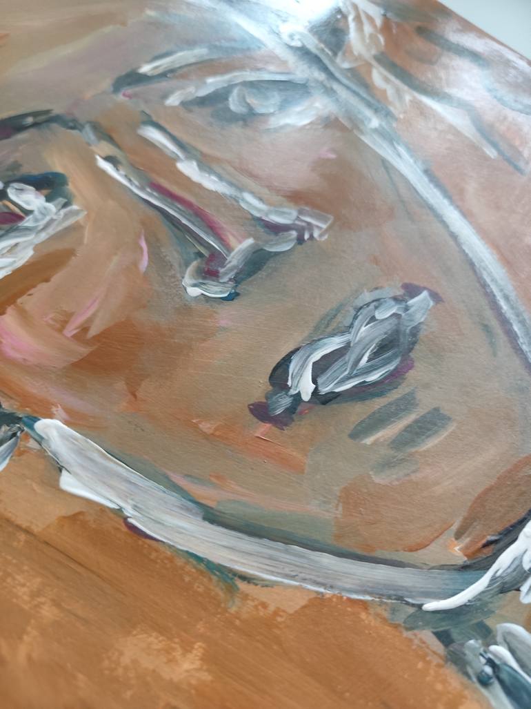 Original Abstract Expressionism Women Painting by Natalya Mougenot