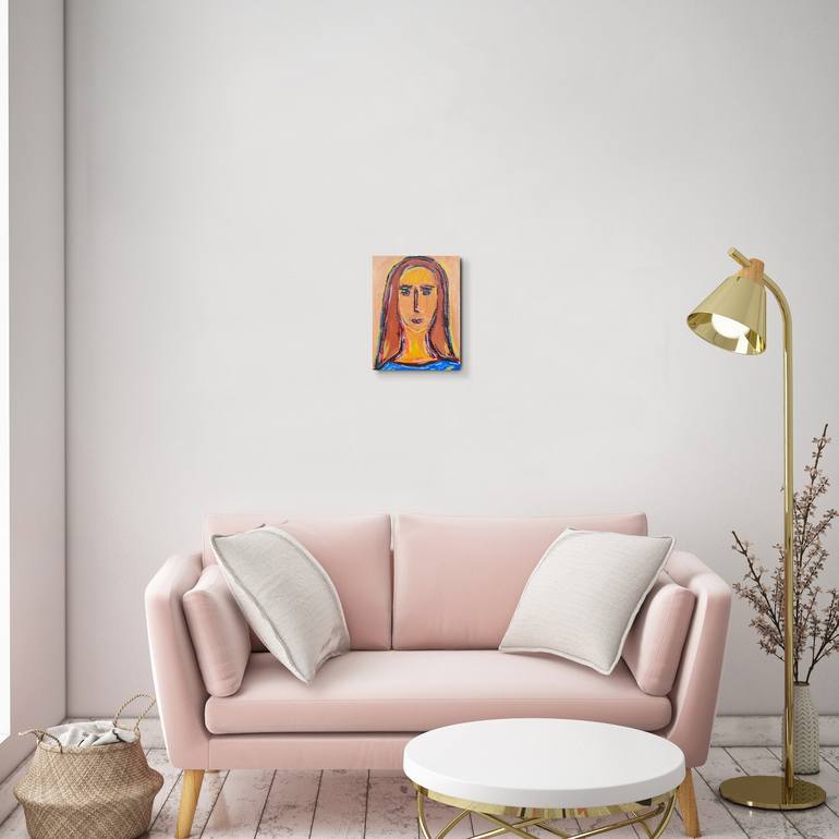 Original Abstract Expressionism Women Painting by Natalya Mougenot
