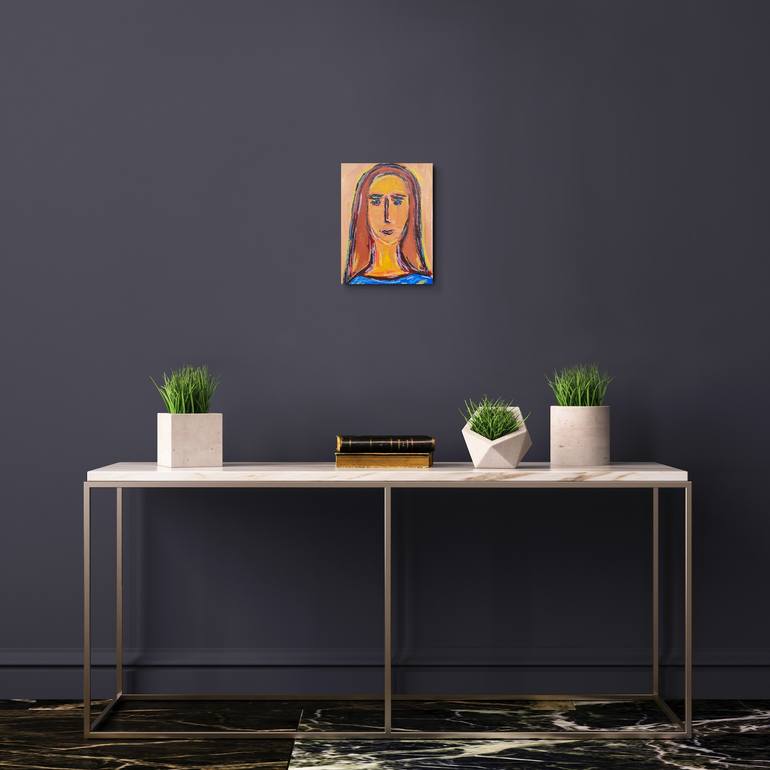 Original Abstract Expressionism Women Painting by Natalya Mougenot