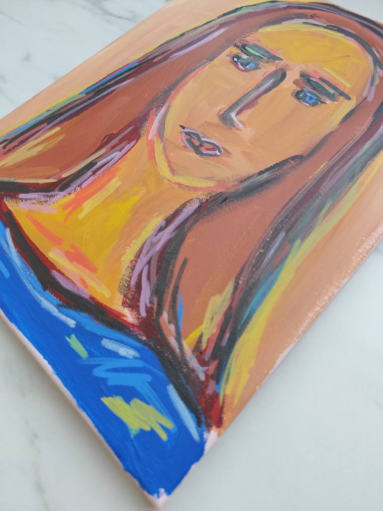 Original Abstract Expressionism Women Painting by Natalya Mougenot