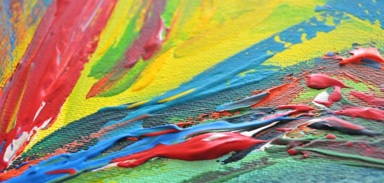 Original Abstract Expressionism Women Painting by Natalya Mougenot