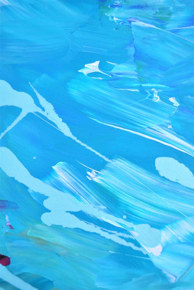 Original Abstract Expressionism Love Painting by Natalya Mougenot