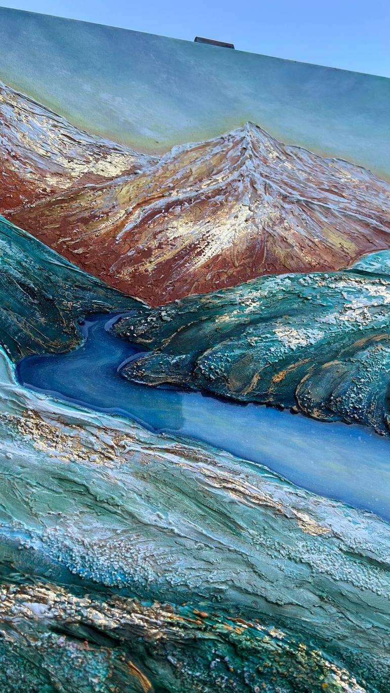 Original Abstract Nature Painting by Yuliia Kiselova