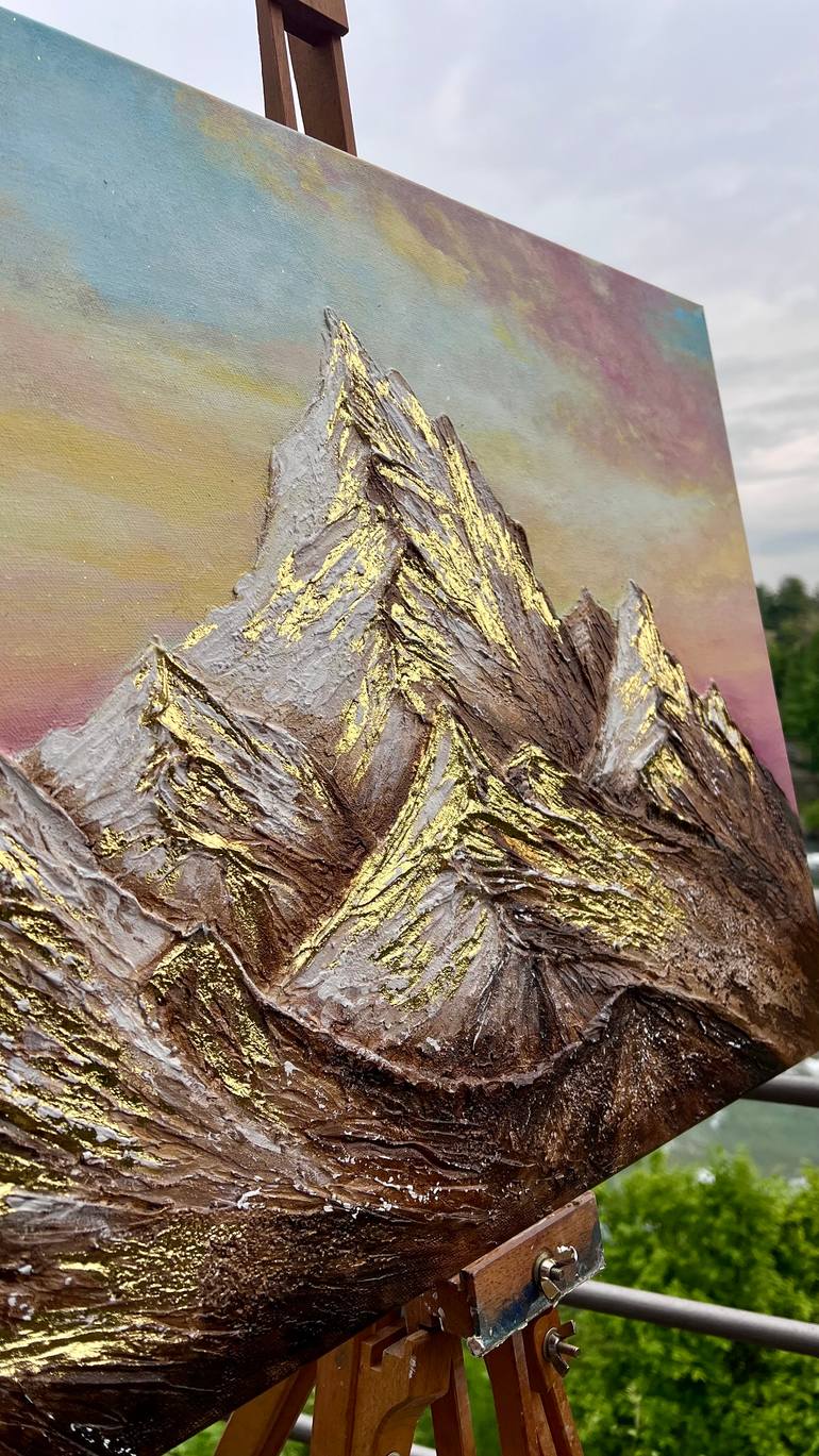 Original Abstract Landscape Painting by Yuliia Kiselova