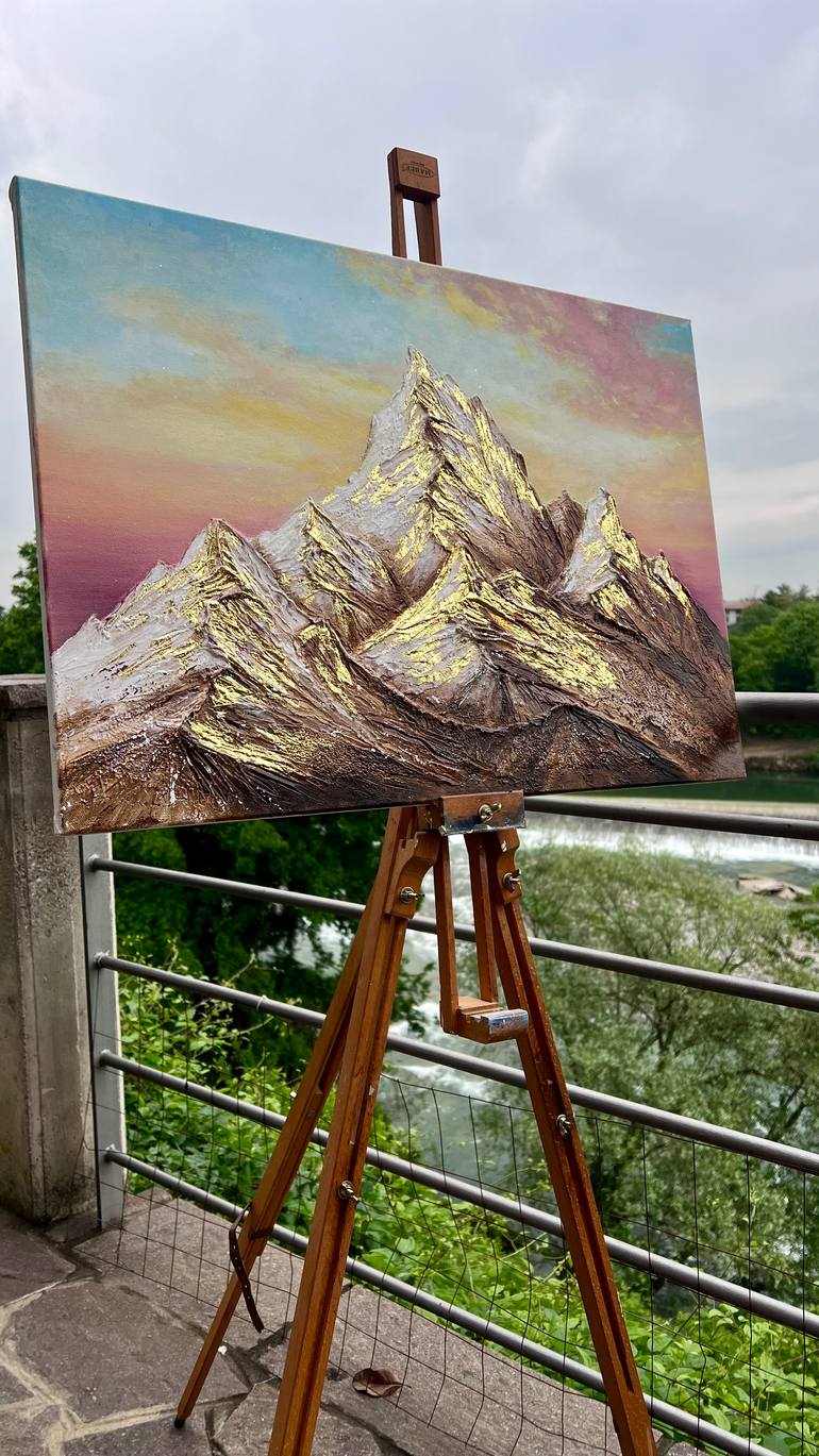 Original Abstract Landscape Painting by Yuliia Kiselova