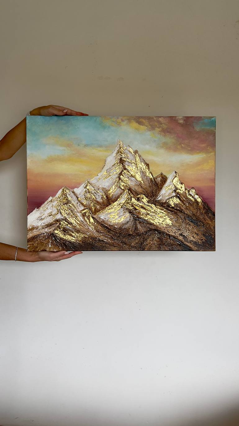 Original Abstract Landscape Painting by Yuliia Kiselova