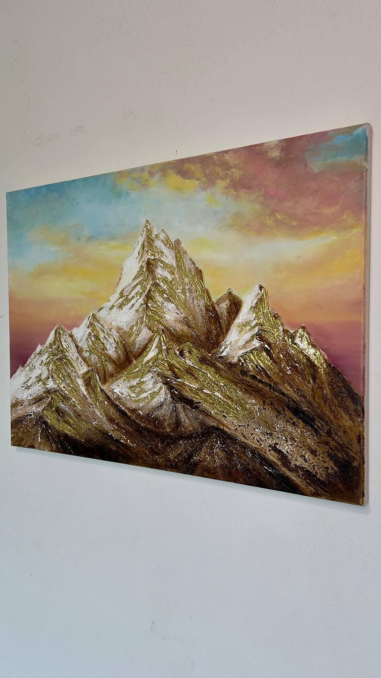 Original Abstract Landscape Painting by Yuliia Kiselova