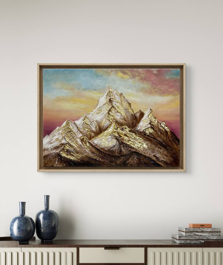 Original Abstract Landscape Painting by Yuliia Kiselova