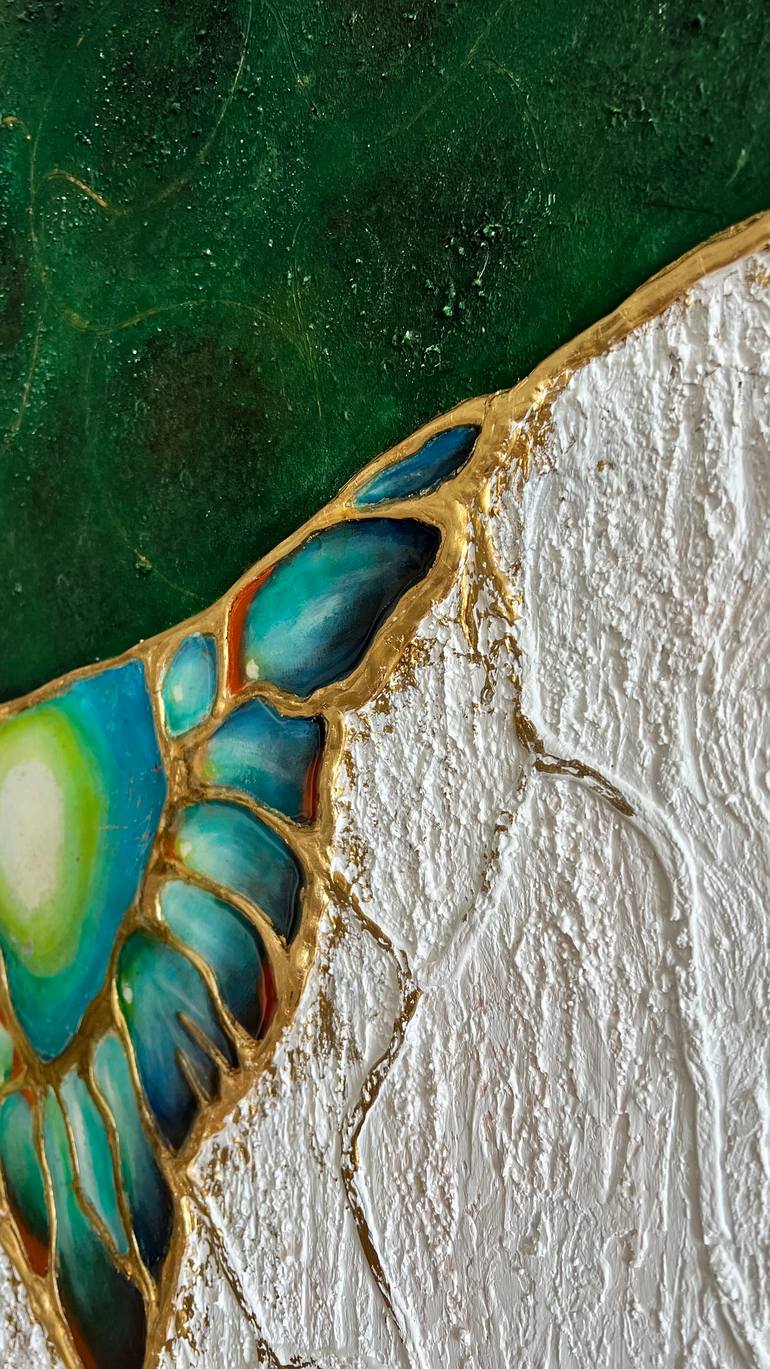 Original Contemporary Abstract Mixed Media by Yuliia Kiselova