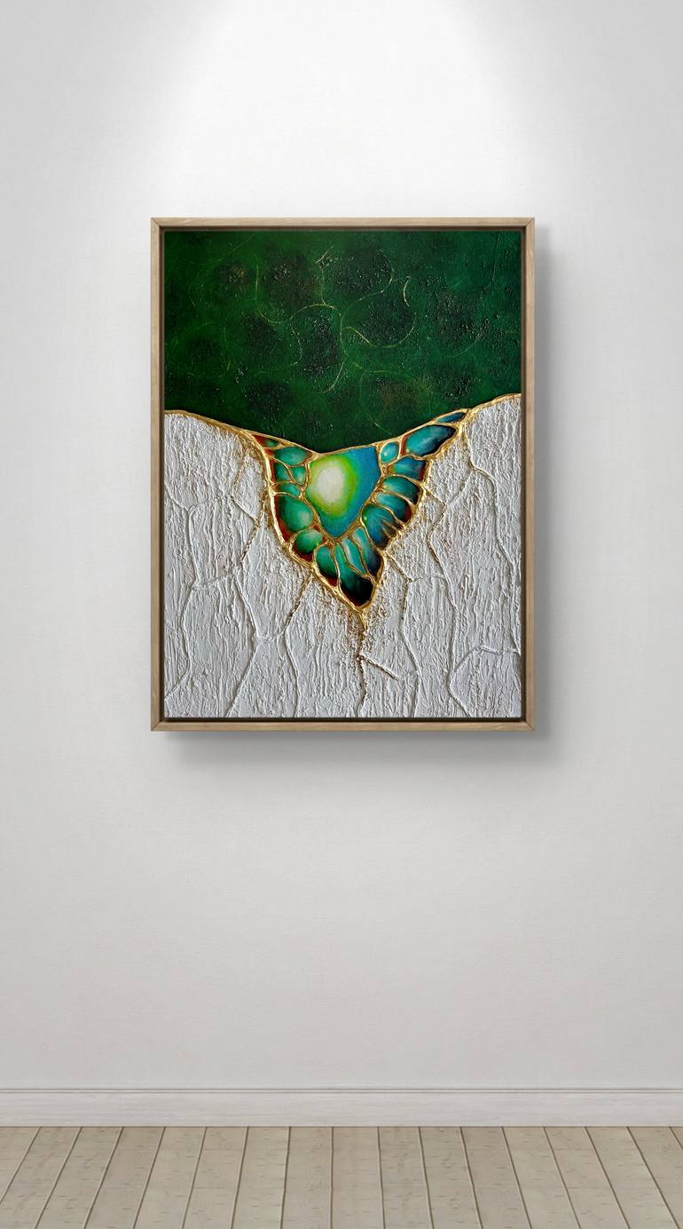 Original Contemporary Abstract Mixed Media by Yuliia Kiselova