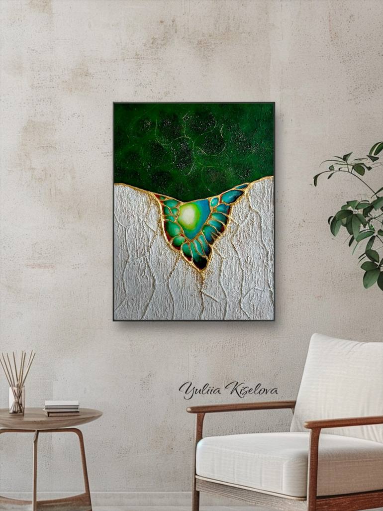Original Contemporary Abstract Mixed Media by Yuliia Kiselova