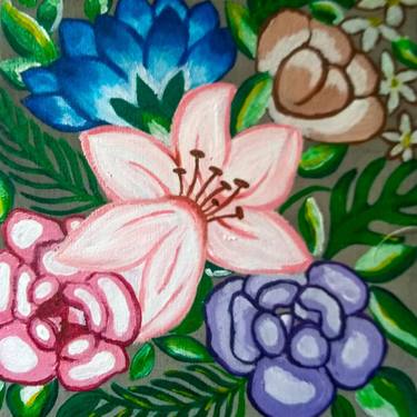 Original Fine Art Botanic Paintings by Fatima Aqeel