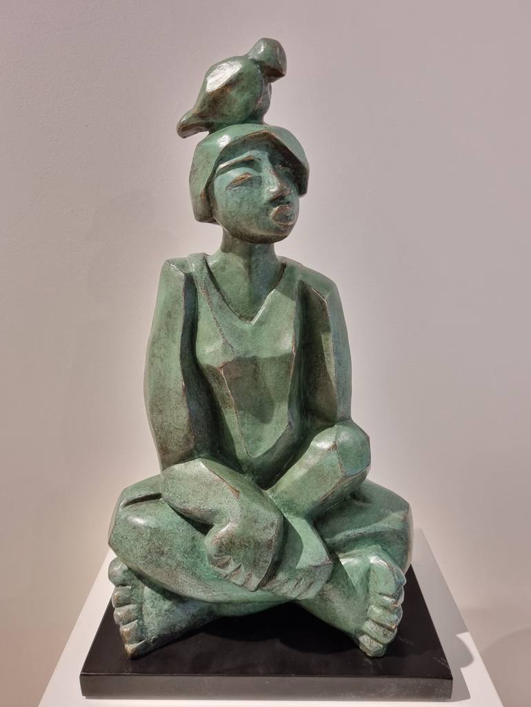 Original 3d Sculpture Women Sculpture by Karine Hochar