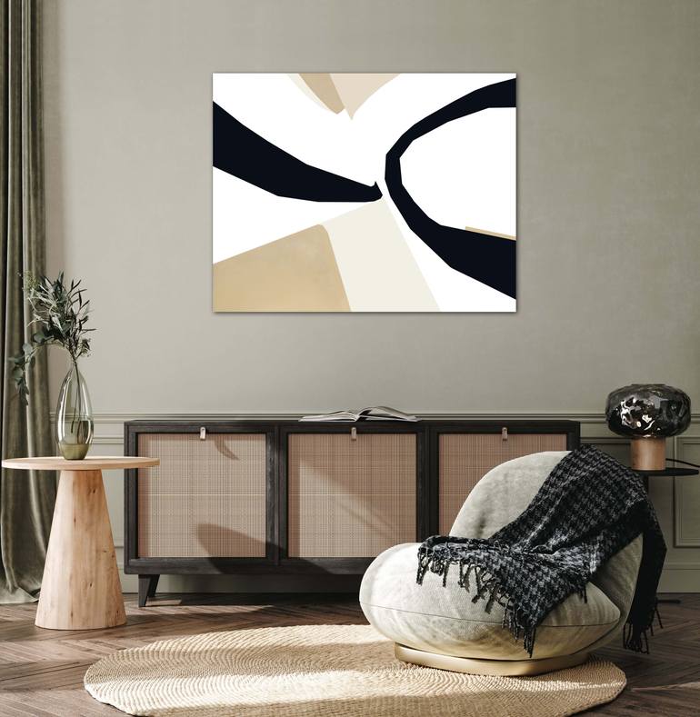 Original Conceptual Abstract Painting by Tanya Alexeeva