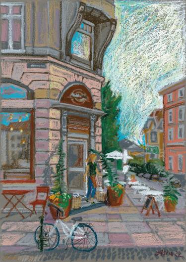 Original Impressionism Architecture Paintings by Asia Lipovetckaia