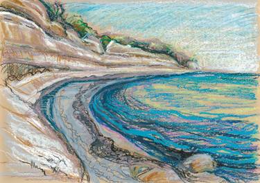 Original Impressionism Seascape Painting by Asia Lipovetckaia