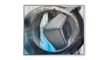Original Abstract Typography Paintings by Ken Ko