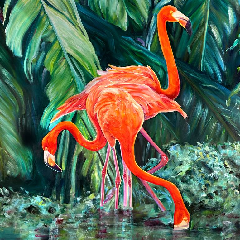 Original Contemporary Animal Painting by Tylaya Fine Art