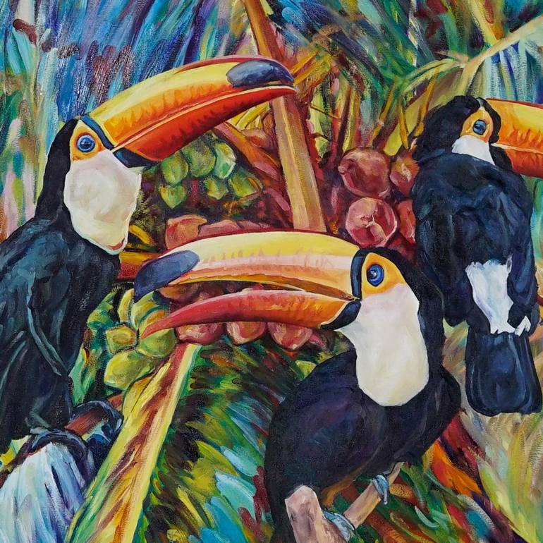 Original Fine Art Animal Painting by TYLAYA Fine art