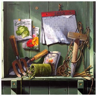 Original Photorealism Still Life Paintings by David James