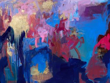 Original Abstract Expressionism Abstract Paintings by Shannon Evans