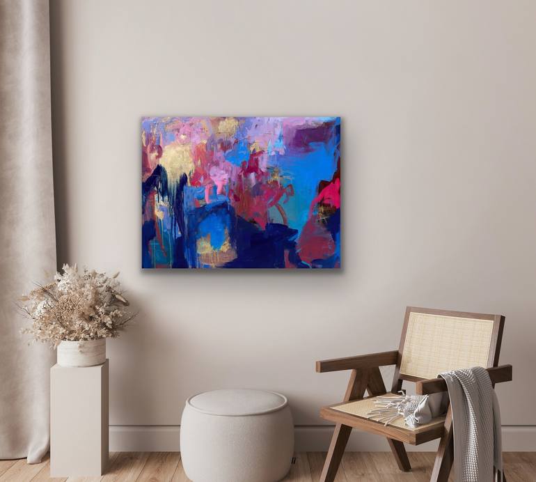 Original Abstract Expressionism Abstract Painting by Shannon Evans