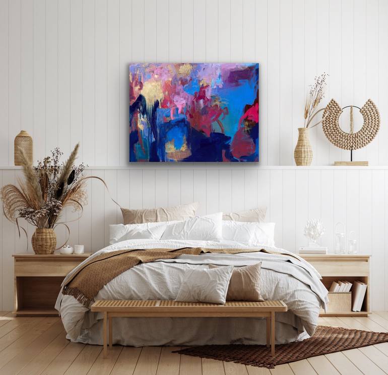 Original Abstract Expressionism Abstract Painting by Shannon Evans