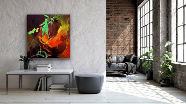 Original Abstract Expressionism Abstract Painting by Shannon Evans