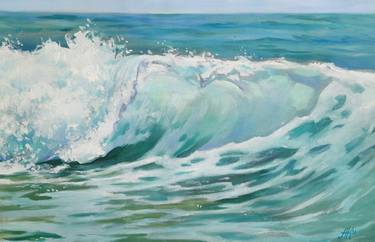 Original Fine Art Seascape Paintings by Anastasiia Koziulina