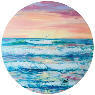 Original Fine Art Seascape Paintings by Anastasiia Koziulina