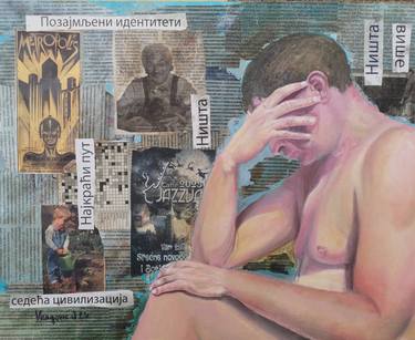 Print of Men Mixed Media by Jelena Vragovic Cvetkovic