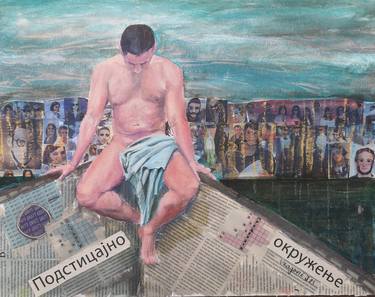 Original Figurative Culture Mixed Media by Jelena Vragovic Cvetkovic