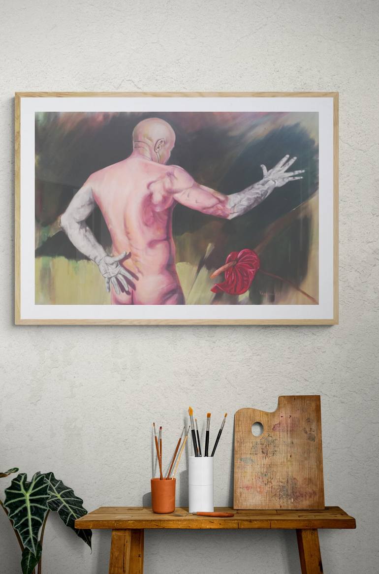 Original Nude Painting by Jelena Vragovic Cvetkovic