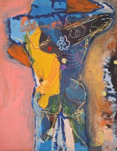 Original Figurative Men Painting by Natalia Juarez