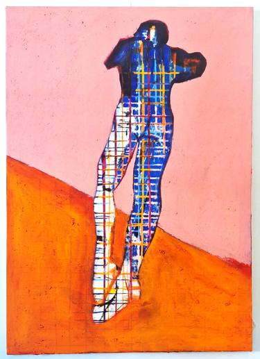 Original Expressionism Men Painting by Natalia Juarez