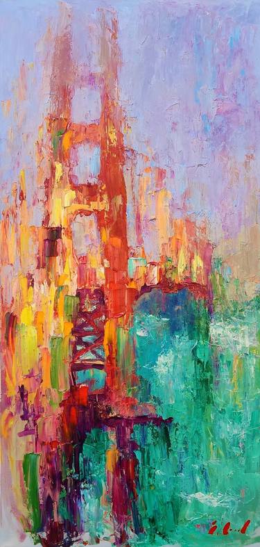 Original Abstract Expressionism Abstract Paintings by Sergey Gusev