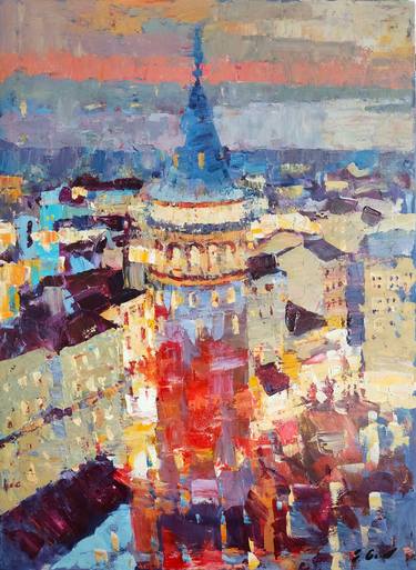 Original Fine Art Cities Paintings by Sergey Gusev