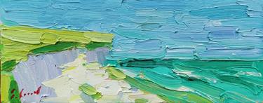 Saatchi Art Artist Sergey Gusev; Paintings, “Sea coast.” #art