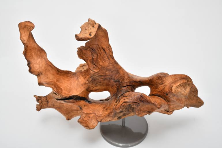 Original Art Deco Abstract Sculpture by Adem YeşIlyurt
