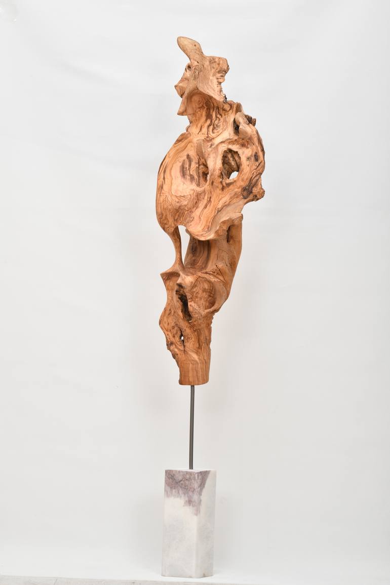 Original Art Deco Abstract Sculpture by Adem YeşIlyurt