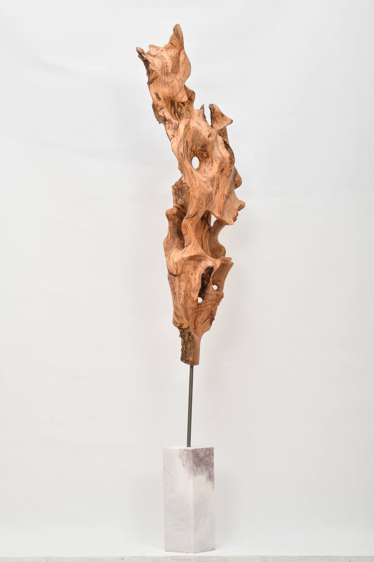 Original Art Deco Abstract Sculpture by Adem YeşIlyurt