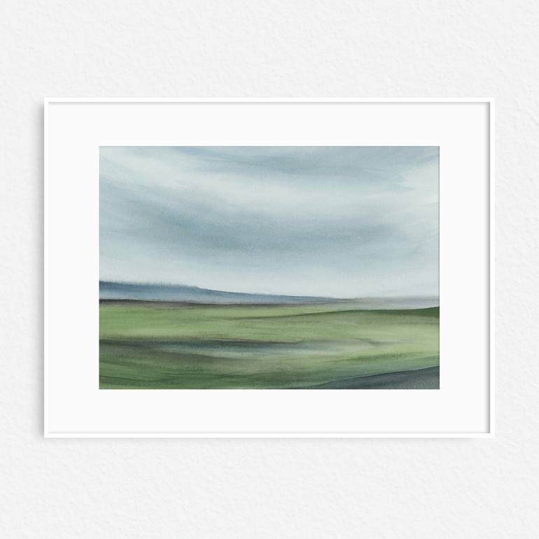 Original Abstract Landscape Painting by Rachel Elise Mallon