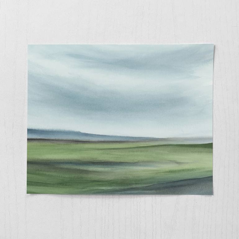 Original Abstract Landscape Painting by Rachel Elise Mallon