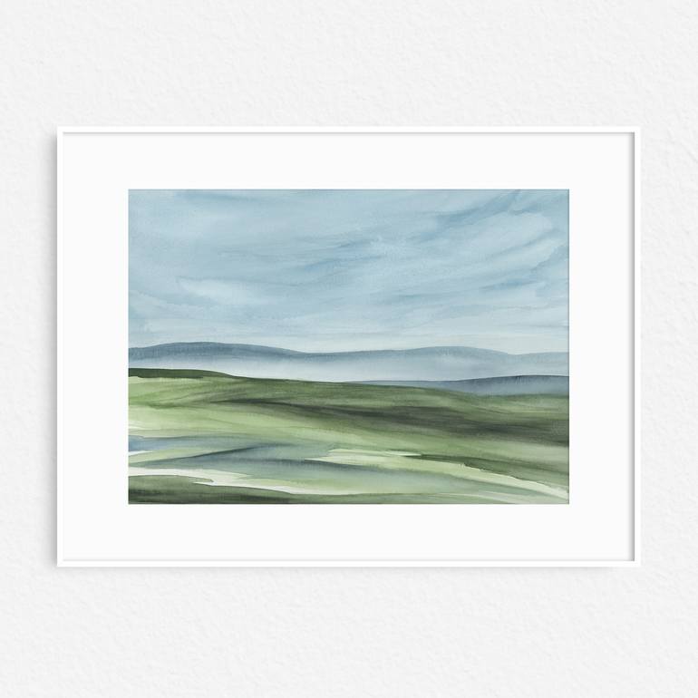Original Abstract Landscape Painting by Rachel Elise Mallon