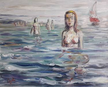 Print of Nude Paintings by Galymzhan Suyunov