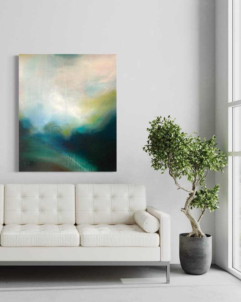 Original Abstract Landscape Painting by Simone Russell