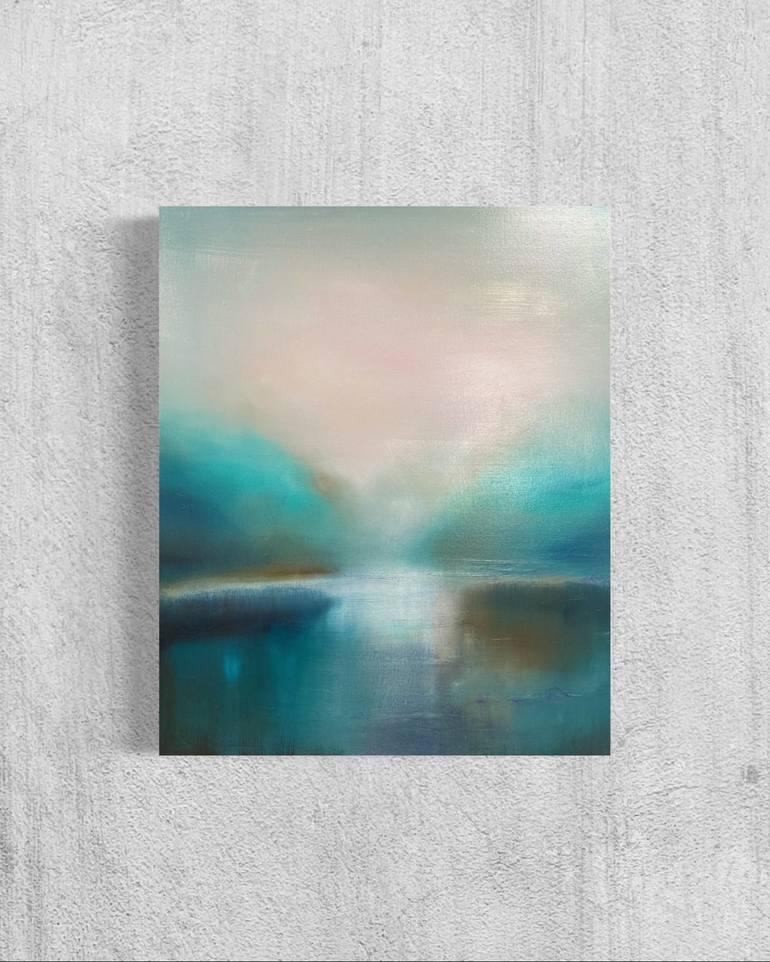 Original Abstract Landscape Painting by Simone Russell