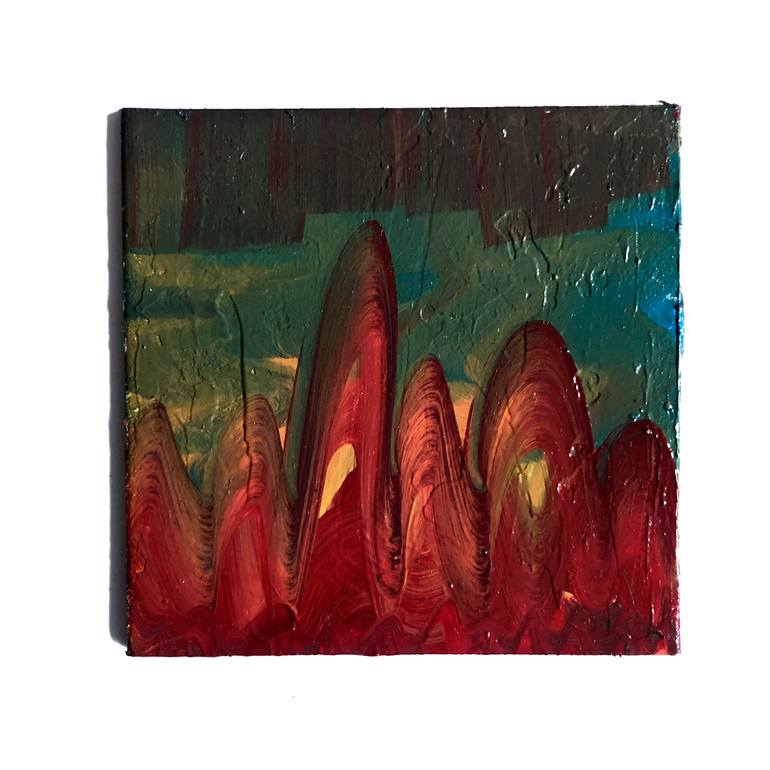 Original Abstract Expressionism Abstract Painting by Tamara Safarova