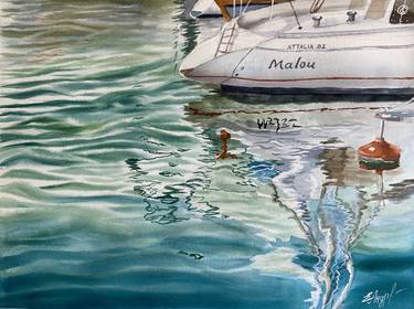 Print of Realism Seascape Paintings by Jenny Andreeva
